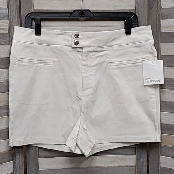 Luxe Stretch Millennium Casual Shorts | 89th + Madison | 16 - Picture 1 of 9
